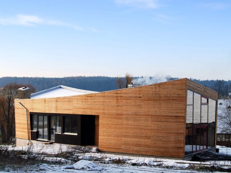 Atelierhaus aus Massivholz